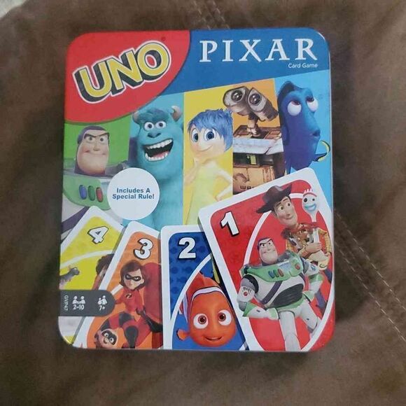 NEW PIXAR ANNIVERSARY EDITION UNO - Picture 1 of 3